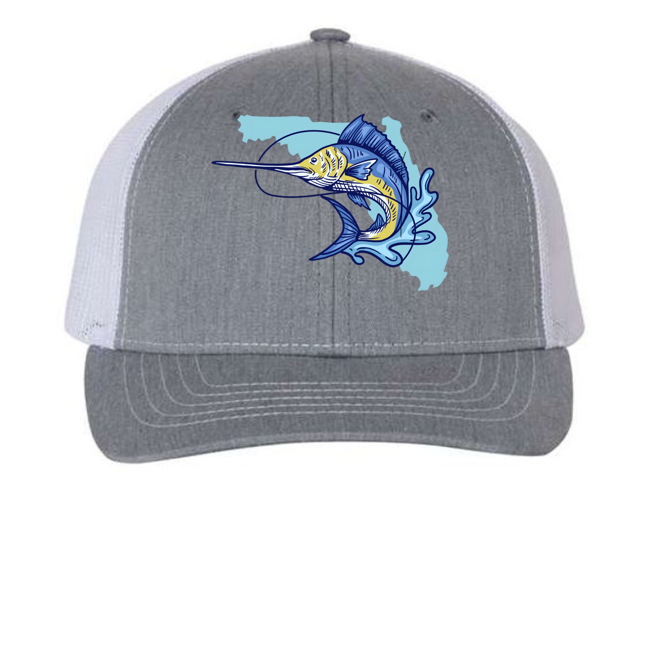 Heather Grey/ White - FRONT